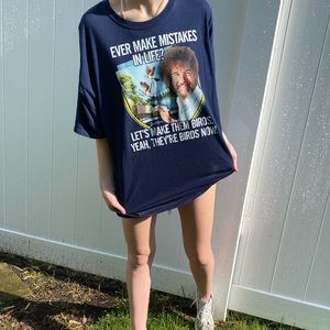 Bob Ross life mistakes t shirt